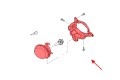 MAZDA CX-5 I 2012-2017 PRZEDNIA LAMPA PRZECIWMGIELNA ZE WSPORNIKIEM LEWA KD53-51-694A