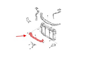 MAZDA CX-5 I 2012-2017 WZMOCNIENIE PRZEDNIEGO ZDERZAKA KD45-50-1C0