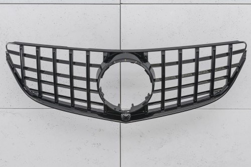 MERCEDES E-CLASS C207 COUPE 2014-2017 PO LIFTINGU Z KAMERĄ GRILL GT PANAMERICANA CZARNY