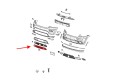 JEEP GRAND CHEROKEE IV WK2 2017-2020 PO LIFTINGU KRATKA ATRAPA PRZEDNIEGO ZDERZAKA BEZ TEMPOMATU 68310773AA