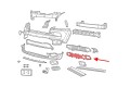 ATRAPA KRATKA ZDERZAKA POD RADAR JEEP CHEROKEE KL 2014-18 68203217AA (1-10-47-2)
