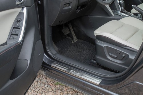 MAZDA CX-5 2012-2017 LISTWY PROGOWE WEWNĘTRZNE STAL