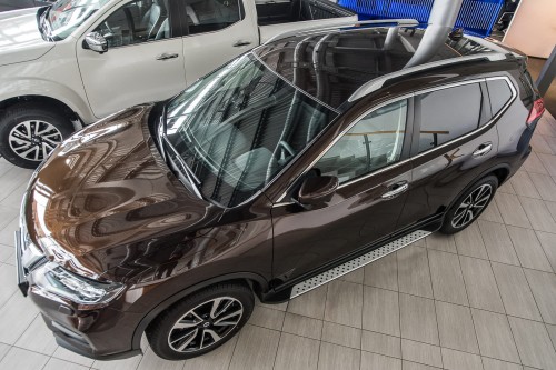 NISSAN X-TRAIL III T32 2014+ STOPNIE BOCZNE LISTWY PROGOWE