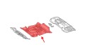 MERCEDES GLE W166 2015-2019 MATERIAŁOWA OSŁONA PŁYTA POD SILNIK A1665200723