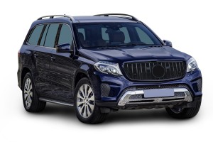 MERCEDES GLS X166 2016-2018 GRILL GT PANAMERICANA SREBRNY POWYSTAWOWY