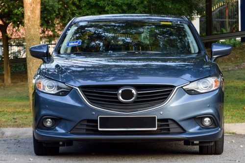 MAZDA 6 III GJ GL 2012+ ZAŚLEPKA PRZEDNIEGO ZDERZAKA BEZ LAMP LED GHP950A11