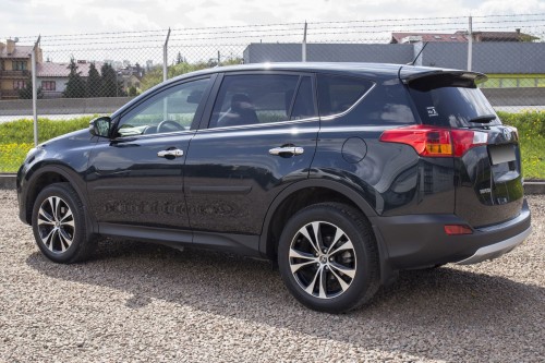 TOYOTA RAV4 IV 2013-2019 CHROMOWANE NAKŁADKI NA KLAMKI WERSJA Z KLUCZYKIEM