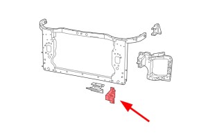 JEEP CHEROKEE V KL 2014-2018 PRZED LIFTINGIEM MOCOWANIE CHŁODNICY LEWE 68144541AA 