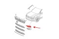 VW TIGUAN II AD 2016-2020 PRZED LIFTINGIEM KRATKA ZDERZAKA LEWA 5NG853665C