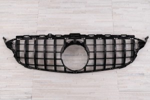MERCEDES C-CLASS W205 2014-2018 PRZED FACELIFTINGIEM GRILL GT PANAMERICANA CZARNY
