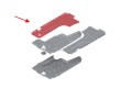 BMW SERIA 5 F10 SEDAN 2010-2016 MATERIAŁOWA OSŁONA PODWOZIA PRAWA 51757207268