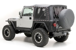 JEEP WRANGLER TJ 1997-2006 LEWA BOCZNA SZYBA DACHU MIĘKKIEGO