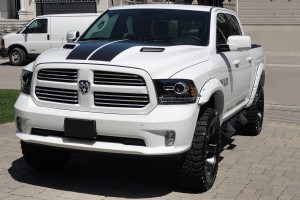 DODGE RAM 1500 IV 2010-2018 POSZERZENIA BŁOTNIKÓW ABS POCKET STYLE