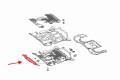 MERCEDES GLS X166 2016-2019 OSŁONA PRZEDNIEGO ZDERZAKA A1665240130