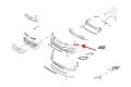 HYUNDAI SANTA FE III DM 2012-2018 ŚLIZG PRZEDNIEGO ZDERZAKA LEWY 865272W000