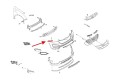 HYUNDAI SANTA FE III DM 2012-2018 ŚLIZG PRZEDNIEGO ZDERZAKA PRAWY 865282W000