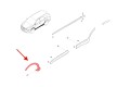 HYUNDAI SANTA FE III DM 2012-2018 LISTWA PRZEDNIEGO BŁOTNIKA LEWA 87711B8000