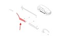 HYUNDAI SANTA FE III DM 2012-2018 LISTWA TYLNYCH DRZWI PRAWA 87732B8000