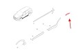 HYUNDAI SANTA FE III DM 2012-2018 LISTWA TYLNYCH DRZWI LEWA 87741B8000