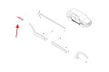 HYUNDAI SANTA FE III DM 2012-2018 LISTWA TYLNYCH DRZWI PRAWA 87742B8000