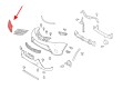 TOYOTA RAV4 IV 2013-2015 PRZED LIFTINGIEM KRATKA ZDERZAKA ATRAPA GRILLA PRAWA 5310542010