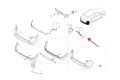 HYUNDAI TUCSON III TL 2015-2020 ŚLIZG TYLNEGO ZDERZAKA PRAWY 86614D7000