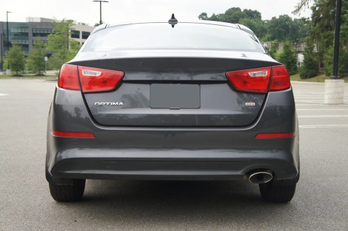 KIA OPTIMA III TF 2013-2015 PO LIFTINGU DYFUZOR TYLNEGO ZDERZAKA Z OTWOREM NA JEDEN WYDECH 86690D4010