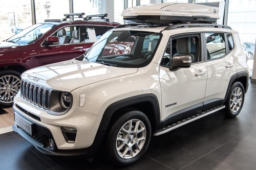 JEEP RENEGADE I BU 2015+ STOPNIE BOCZNE PROGI SAMOCHODOWE POWYSTAWOWE