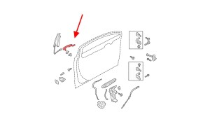 FORD GALAXY MK3 III 2015-2022 KLAMKA ZEWNĘTRZNA PRZEDNICH LEWYCH DRZWI DS73F22405AB