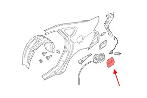 FORD FUSION MK2 II 2012-2020 SEDAN KLAPKA WLEWU PALIWA DG93F405C46CA