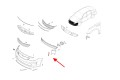 KIA OPTIMA IV JF 2015-2018 PRZED LIFTINGIEM KRATKA WLOTU POWIETRZA ZDERZAKA LEWA  86567D5000