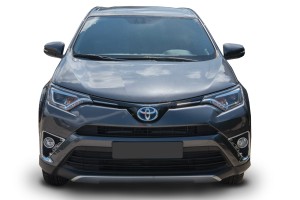 TOYOTA RAV4 IV XA40 2015-2018 PO FACELIFTINGU CHROMOWANE OSŁONY HALOGENÓW PRZEDNICH
