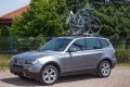 BAGAŻNIK UCHWYT ROWEROWY SREBRNY - DLA DWÓCH ROWERÓW