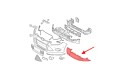 FORD FOCUS MK3 III 2010-2014 PRZED FACELIFTINGIEM DOLNA OSŁONA PRZEDNIEGO ZDERZAKA BM51A8B384A
