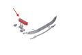 BMW SERIA 1 F20 2011-2019 ALUMINIOWE WZMOCNIENIE PRZEDNIEGO ZDERZAKA STREFA ZGNIOTU PRAWA 51117266192