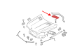MERCEDES GLS X166 2015-2019 KRATKA WLOTU POWIETRZA MASKI LEWA A1668800105