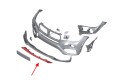 BMW X6 F16 2014-2019 SPOILER PRZEDNIEGO ZDERZAKA 51117319805