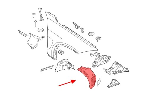 BMW X6 F16 2014-2019 NADKOLE PRZEDNIE LEWE CZĘŚĆ PRZEDNIA 51717333521.jpg