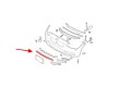 BMW SERIA 1 F20 2011-2015 PRZED FACELIFTINGIEM LISTWA DOKLADKA PRZEDNIEGO ZDERZAKA 51117272573