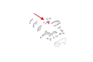 BMW X5 E70 2006-2013 GÓRNY WSPORNIK PRZEDNIEGO BŁOTNIKA LEWY 51657157983