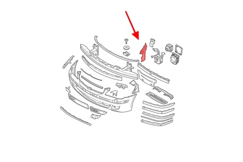 BMW SERIA 7 E65 E66 2005-2008 PO FACELIFTINGU KANAL POWIETRZA PRZEDNI LEWY 51717136689