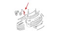 BMW SERIA 7 E65 E66 2005-2008 PO FACELIFTINGU KANAL POWIETRZA PRZEDNI PRAWY 51717145028