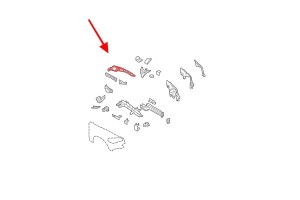 BMW X5 E70 2006-2013 DOLNY WSPORNIK PRZEDNIEGO BŁOTNIKA PRAWY 51127157990