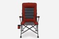 SKŁADANE KRZESŁO TURYSTYCZNE Z OPARCIEM BORDOWE