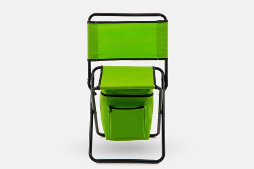 SKŁADANE KRZESEŁKO TURYSTYCZNE  Z TORBĄ TERMICZNĄ ZIELONE