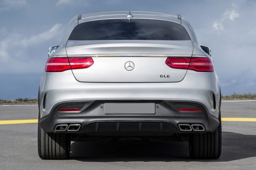 MERCEDES GLE COUPE C292 2015-2019 DYFUZOR TYLNY POD PDC ZESTAW STYLIZUJĄCY NA GLE COUPE 63