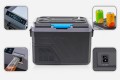KOMPRESOROWA TURYSTYCZNA PRZENOŚNA LODÓWKO-ZAMRAŻARKA IK-15-35L 35L DO -20°C 12-24V WYŚWIETLACZ + GRATIS