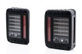 JEEP WRANGLER JK 2007-2018 BLACK LIGHT LAMPY TYLNE LED