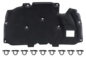 VOLVO C70 II 2005-2013 BENZYNA WYGŁUSZENIE MASKI KOMPLET ZE SPINKAMI 30740133