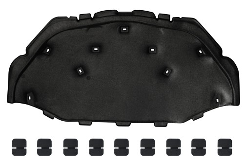 VOLVO S80 II 2006-2016  WYGŁUSZENIE MASKI Z KOMPLETEM SPINEK 31352181